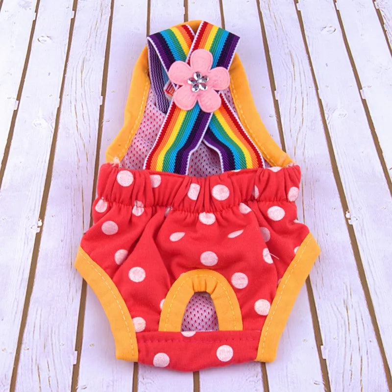 Dog Shorts Diaper Sanitary Physiological Pants Washable Female Short Panties For Pet Menstruation Underwear Briefs