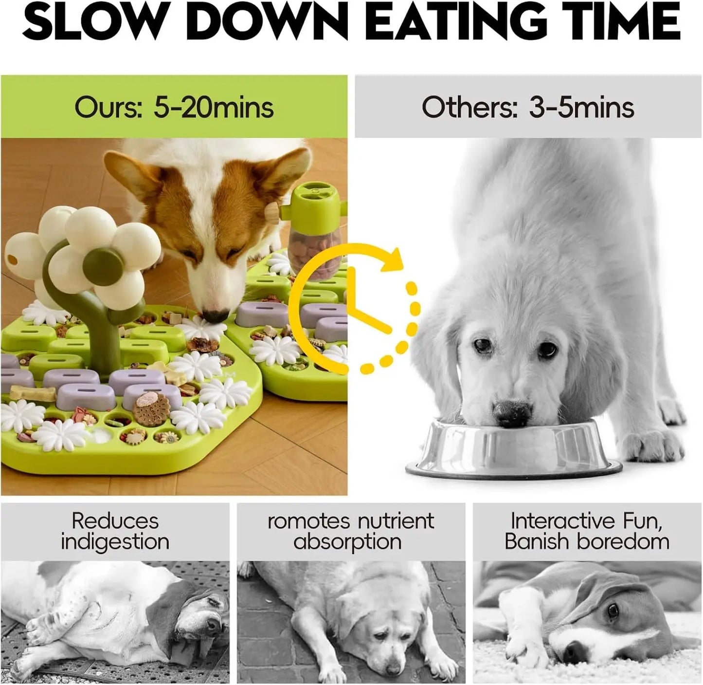 Level 4 Dog Puzzle Toy Enrichment Toys for Dogs IQ Training Dog Slow Feeder Interactive Toys for All Breeds
