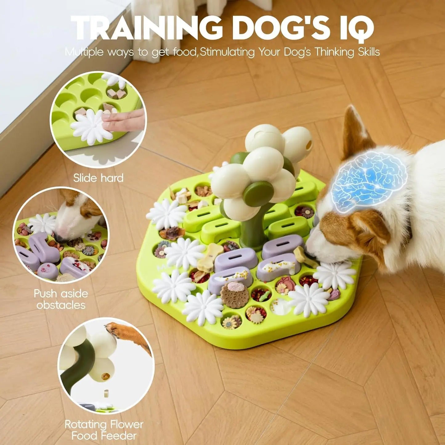 Level 4 Dog Puzzle Toy Enrichment Toys for Dogs IQ Training Dog Slow Feeder Interactive Toys for All Breeds
