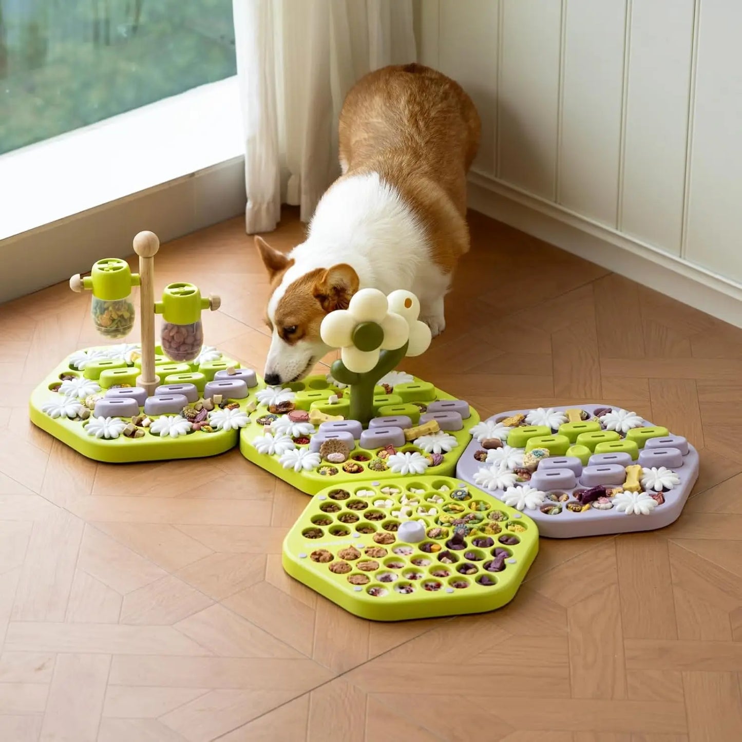 Level 4 Dog Puzzle Toy Enrichment Toys for Dogs IQ Training Dog Slow Feeder Interactive Toys for All Breeds