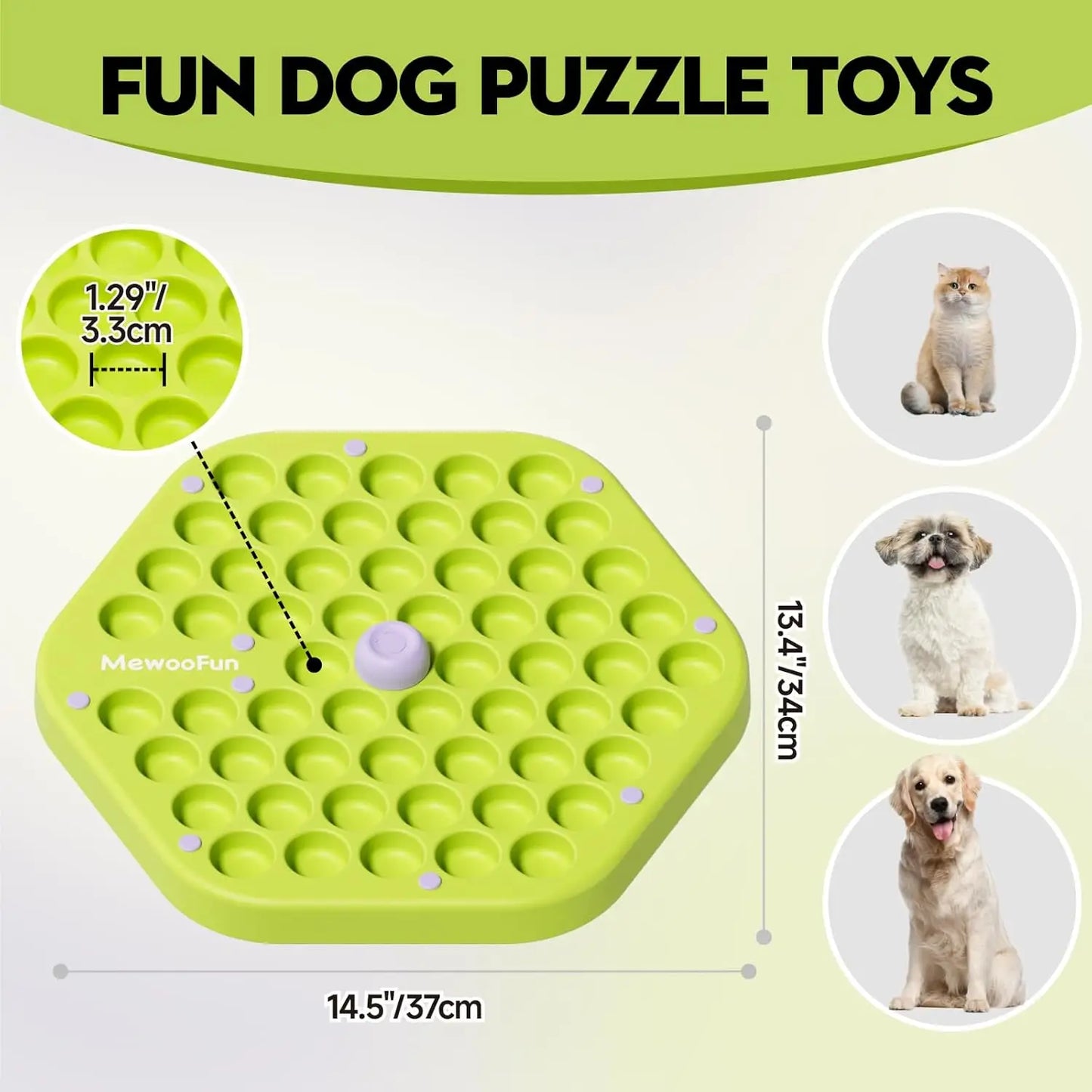 Level 4 Dog Puzzle Toy Enrichment Toys for Dogs IQ Training Dog Slow Feeder Interactive Toys for All Breeds