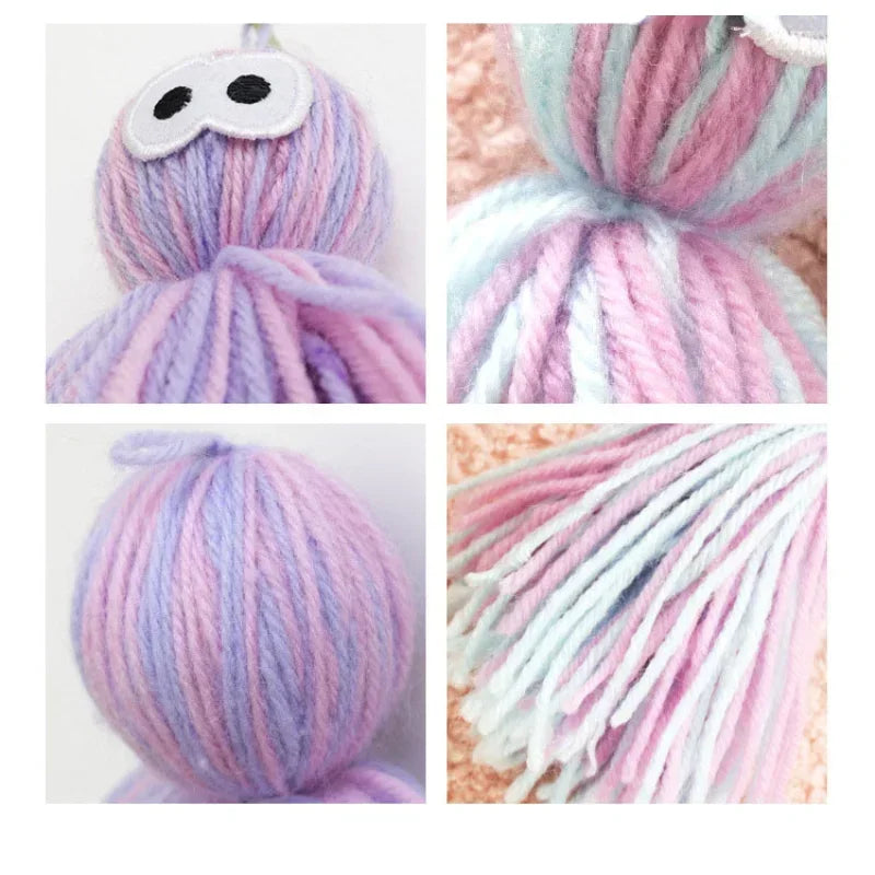Wool Octopus Doll Cat Toy for Kitten Cute Pet Products Self-healing Plush Balls Pet Toy Bite Resistant