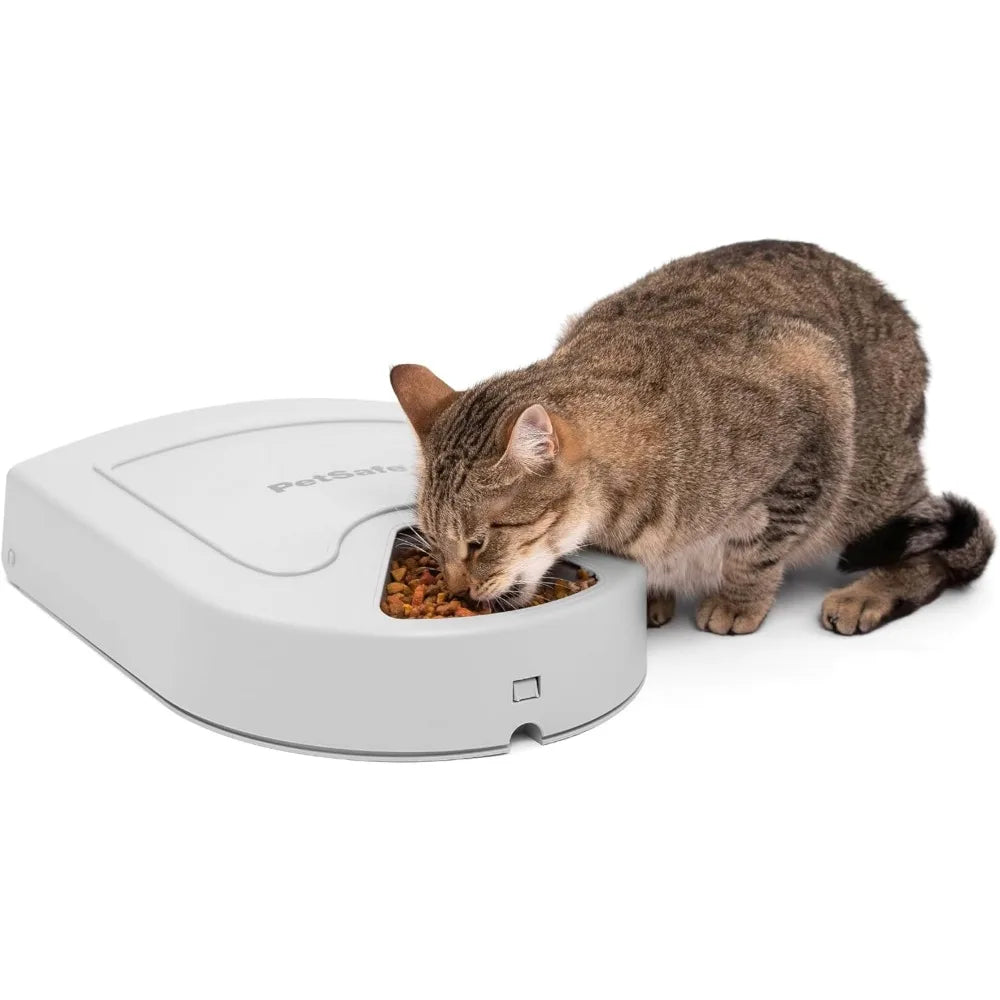Automatic Dog Feeder, 40 oz Capacity, Plastic, for Dry Food,Refillable Storage, Timer, Durable, ,Programmable Food dispenser