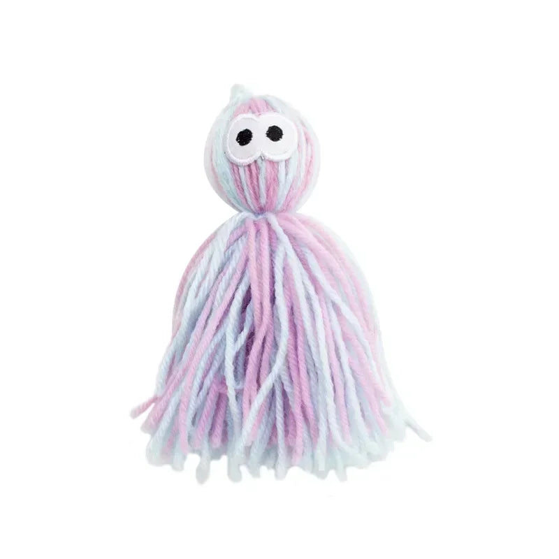 Wool Octopus Doll Cat Toy for Kitten Cute Pet Products Self-healing Plush Balls Pet Toy Bite Resistant