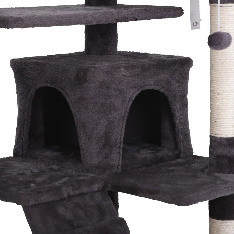 Multiple Sizes Cat Tree Tower Activity Center Large Playing House Condo Rest