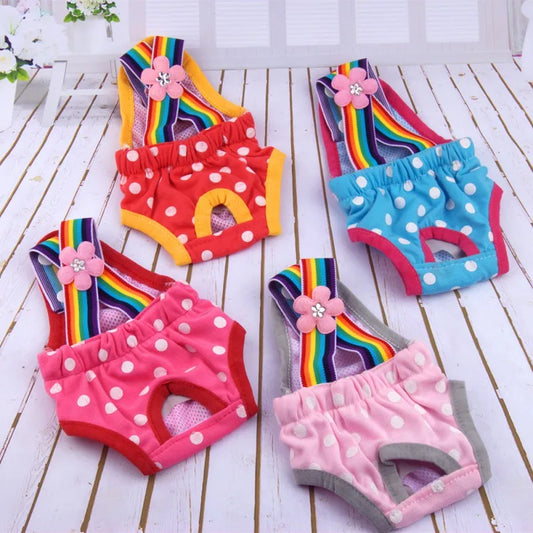 Dog Shorts Diaper Sanitary Physiological Pants Washable Female Short Panties For Pet Menstruation Underwear Briefs