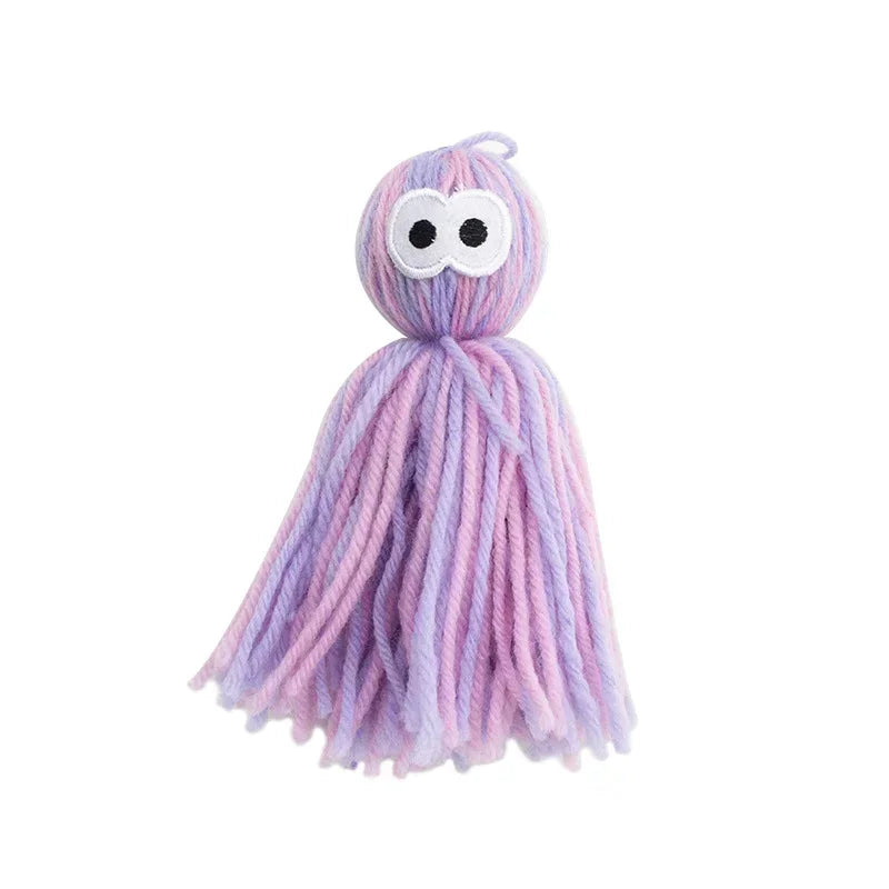 Wool Octopus Doll Cat Toy for Kitten Cute Pet Products Self-healing Plush Balls Pet Toy Bite Resistant