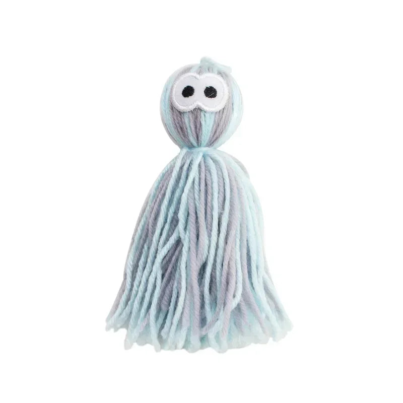Wool Octopus Doll Cat Toy for Kitten Cute Pet Products Self-healing Plush Balls Pet Toy Bite Resistant
