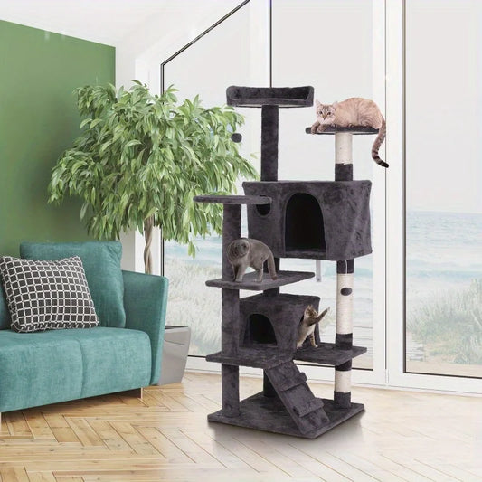 Multiple Sizes Cat Tree Tower Activity Center Large Playing House Condo Rest
