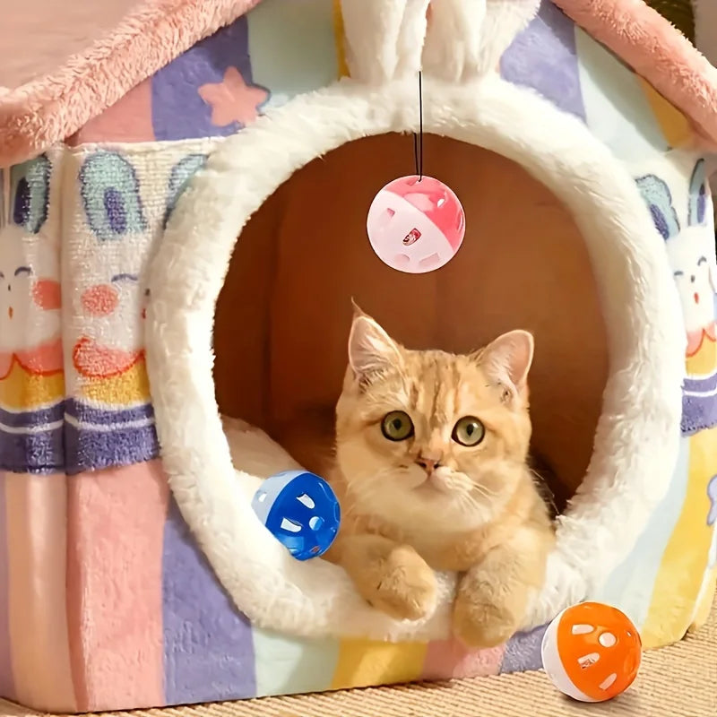 5-Piece interactive  toy bell ball, colorful  bell ball toys