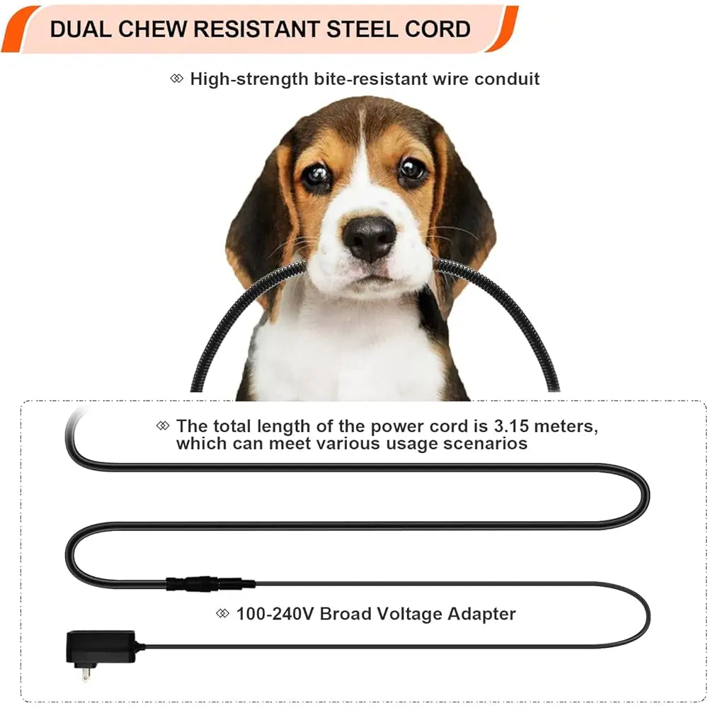 Heated Dog Bed With12V～24V Safe Voltage, Electric Heating Arthritis Orthopedic Dog Bed With Thickened Memory Foam, Heated Pet