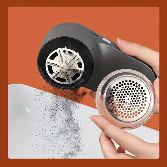 USB Rechargeable Electric Lint Remover with LED Display, Safe for Clothes, Bedding & Furniture